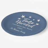 フェリズナヴィダイプロスペルアーニヌエボホリデーパーティー ペーパープレート (アングル)