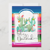 フェリズナヴィダサボススペインのクリスマス シーズンカード (正面)