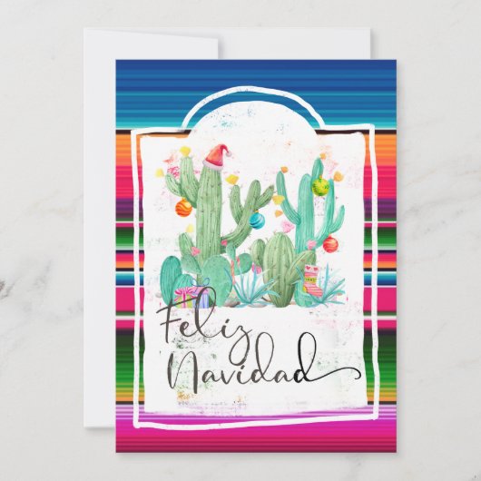 フェリズナヴィダサボススペインのクリスマス シーズンカード (正面)