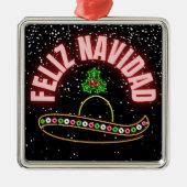 フェリズナヴィダネオンソンブレロホリデイ メタルオーナメント (正面)