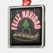 フェリズナヴィダネオンソンブレロホリデイ メタルオーナメント (左)