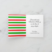 フェリズナヴィダメキシコクリスマスサンタ シーズンカード (内部)