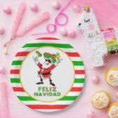 フェリズナヴィダメキシコクリスマスサンタ ペーパープレート (パーティー)
