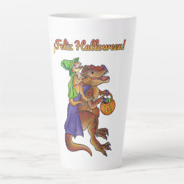 フェリズハロウィーン恐竜マグカップ大 カフェラテマグ