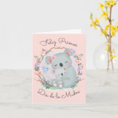 フェリズプライマーDia De La Madre折り畳みグリーティングカード カード (黄色い花)