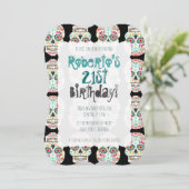 フェリズミュアトススカルズオンブラックカスタム招待状 招待状 (スタンド正面)