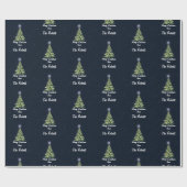 フェリズレガロ・デ・ラ・ファミリア・デ・アールボレス・デ・ナヴィダドA ラッピングペーパー (フラット)