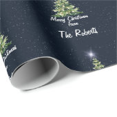 フェリズレガロ・デ・ラ・ファミリア・デ・アールボレス・デ・ナヴィダドA ラッピングペーパー (ロールコーナー)