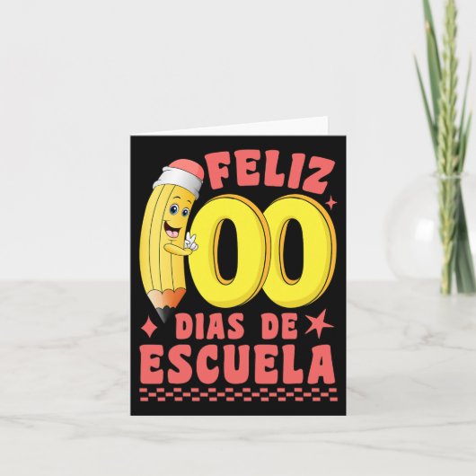 フェリズ100ディアスデエスクエラグルーヴィ100日 スペインの カード (正面)