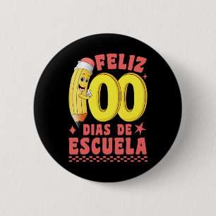 フェリズ100ディアスデエスクエラグルーヴィ100日 スペインの 缶バッジ