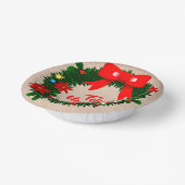フェリズ・ナビダッドはメリー・クリスマス・リース・ボウをセット。 ペーパーボウル (傾斜あり)
