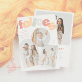 フェリズ・ナビダッドスペインのクリスマス写真コラージュ シーズンカード