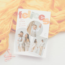 フェリズ・ナビダッドスペインのクリスマス写真コラージュ