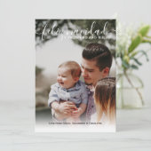 フェリズ・ナビダッドモダンクリスマス写真 招待状 (スタンド正面)