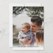 フェリズ・ナビダッドモダンクリスマス写真 招待状 (正面)