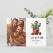 フェリズ・ナビダッド写真クリスマスホリデーカード シーズンカード (スタンド正面)