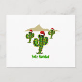 フェリズ·ナビダッド-アリゾナクリスマス·サグアロ·ライト シーズンポストカード (正面)