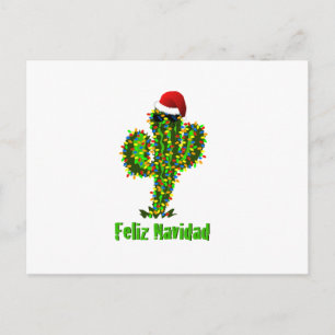 フェリズ·ナビダッド-アリゾナクリスマス·サグアロ·ライト シーズンポストカード