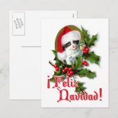 フェリズ·ナビダッド-クリスマス·キッテン シーズンポストカード (正面/裏面)