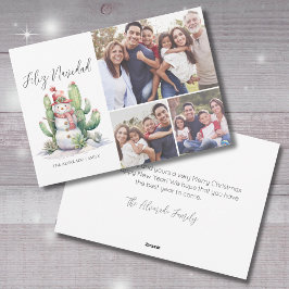 フェリズ・ナビダッド・サボス写真クリスマス シーズンカード