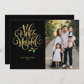 フェリズ・ナビダッド ホリデー カード (正面/裏面)