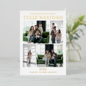 フェリズ・ナビダッド　マルチフォトゴールド 箔シーズンカード (立ち正面)