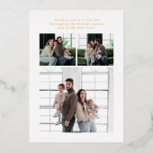 フェリズ・ナビダッド　マルチフォトゴールド 箔シーズンカード (裏面)