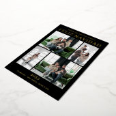 フェリズ・ナビダッド マルチ フォト ゴールド 箔シーズンカード (回転した状態)