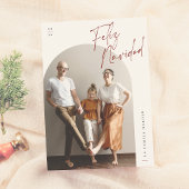 フェリズ・ナビダードアーチフォトクリスマス シーズンカード