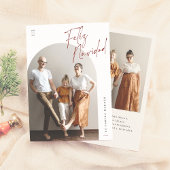 フェリズ・ナビダードアーチフォトクリスマス シーズンカード