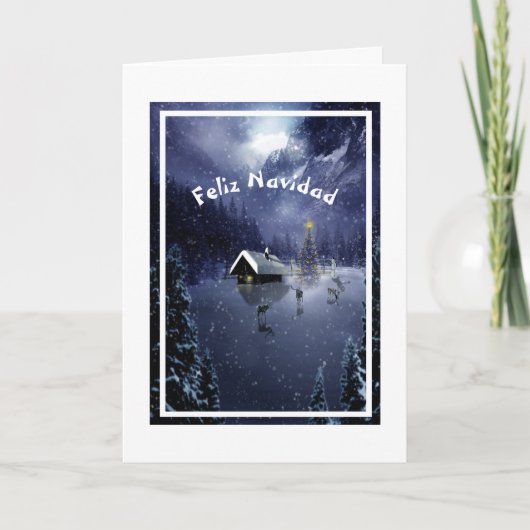 フェリズ・ナビダードクリスペインのスマス カード (正面)