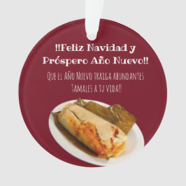フェリズ・ナビダードクリスマストゥエルコメロン・デ・タマレス オーナメント