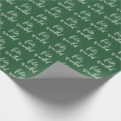 フェリズ・ナビダードクリ赤と白スマス ラッピングペーパー (角)