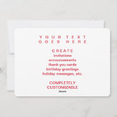 フェリズ・ナビダ(ぼけの木のライト) シーズンカード (裏面)