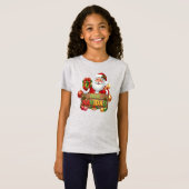 フェリズ・ナビダ・サンタ・クリスマス Tシャツ (正面フル)