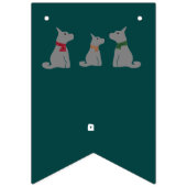 フェリズ・ナビドッグスペインの、クリスマスパーティー バンティングフラッグ (第1の旗)