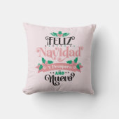 フェリズ・ナヴィダイ・プロスペロ・アノ・ヌエボ・クリスマス クッション (正面)