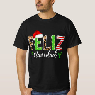 フェリズ・ナヴィダススペインのクリスマスマッチング Tシャツ