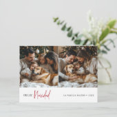 フェリズ・ナヴィダスペインの・クリスマスグリーン写真 シーズンカード (スタンド正面)