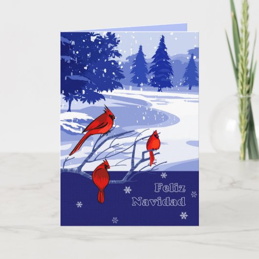 フェリズ・ナヴィダッド。クリスマスカースペインのド シーズンカード (正面)
