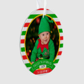 フェリズ・ナヴィダメキシコのクリスマスフォト オーナメント (正面)