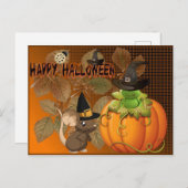 フェリズ・ハロウィーン、ラトネス、カラバザス・イ・ラナス ポストカード (正面/裏面)