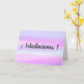 フェリチタスペインのシオンおめでとう水彩 カード (黄色い花)