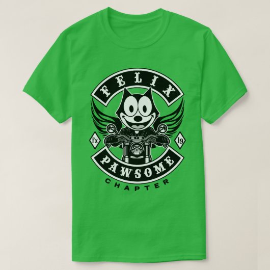 フェリックスバイクもしくは自転車に乗る人 Tシャツ (デザイン正面)