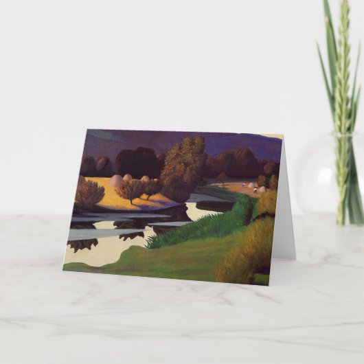 フェリックスバロットン – 夕べオンザロワール カード (正面)