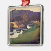 フェリックスバロットン – 夕べオンザロワール メタルオーナメント (左)