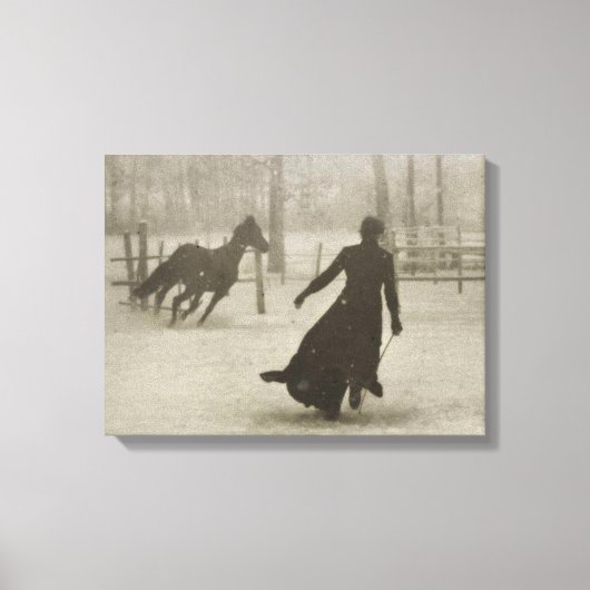 フェリックス・ティオリエ1899による馬の調馬師 キャンバスプリント (正面)