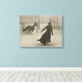 フェリックス・ティオリエ1899による馬の調馬師 キャンバスプリント (インサイチュ (ウッドフロア))