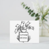 フェリックス・バロットンによる普遍的選挙 ポストカード (スタンド正面)