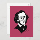 フェリックス・メンデルスゾーン・バルトルトディ ポストカード (正面/裏面)